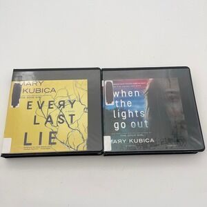 Mary Kubica Audiobook Lot Every Last Lie When‎ the Lights Go Out Unabridged CDs